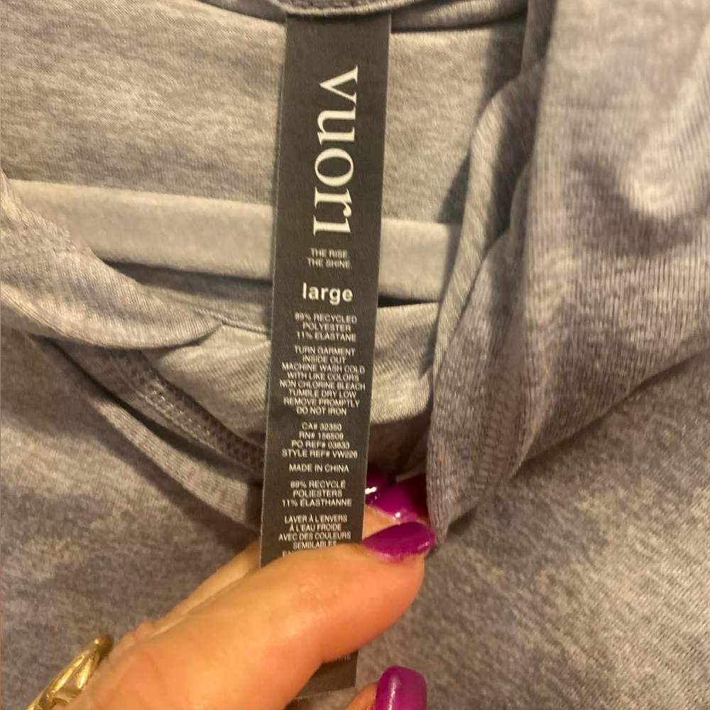 Vuori hoodie and jogger set PALE GREY CAMO Size M/L - Picture 3 of 4